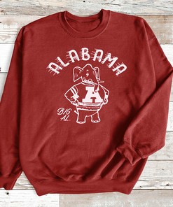 Vintage Alabama Big Al Crimson Shirt For Fans