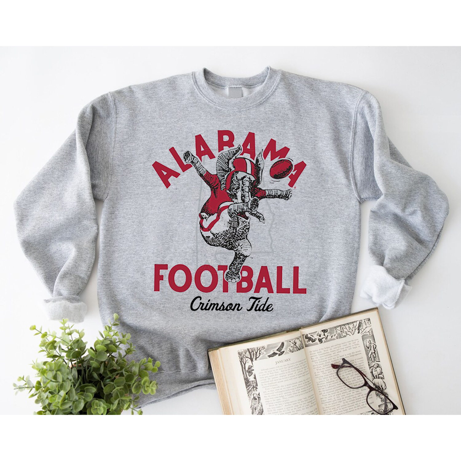 Vintage Alabama Football Tee For Fans