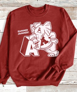 Vintage Alabama Rammer Jammer Mascot Tee For Fans