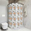 Vintage And Boho Floral Curtain Set For A Unique Shower Experience 