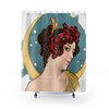 Vintage Art Dreamland 1902 Moon Women Bathroom Beautiful Decor Wedding Gift Couple Unique Shower Curtain 