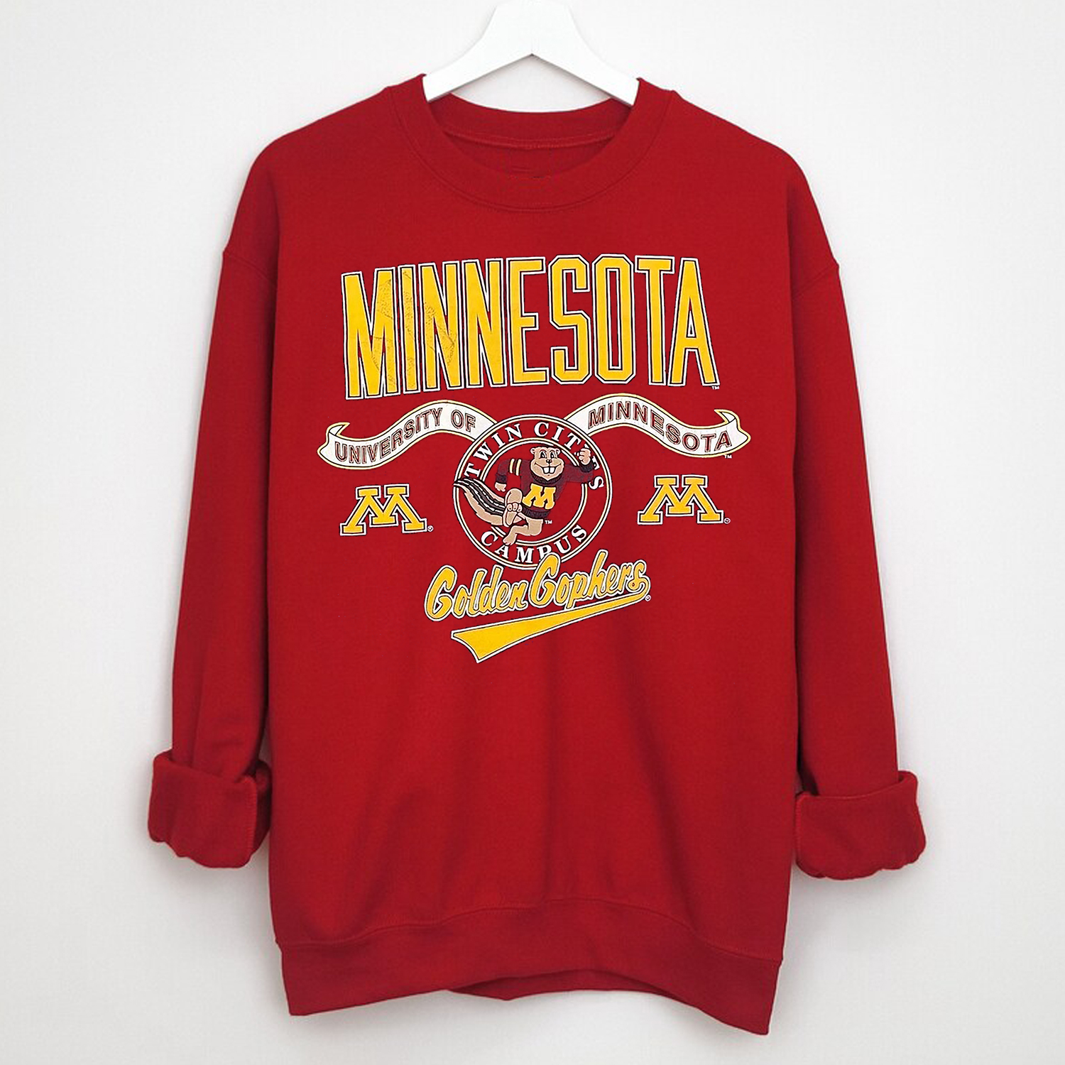 Vintage Basketball NCAA Sweatshirt & T Shirt - Minnesota Golden Gophers College Fan Gift