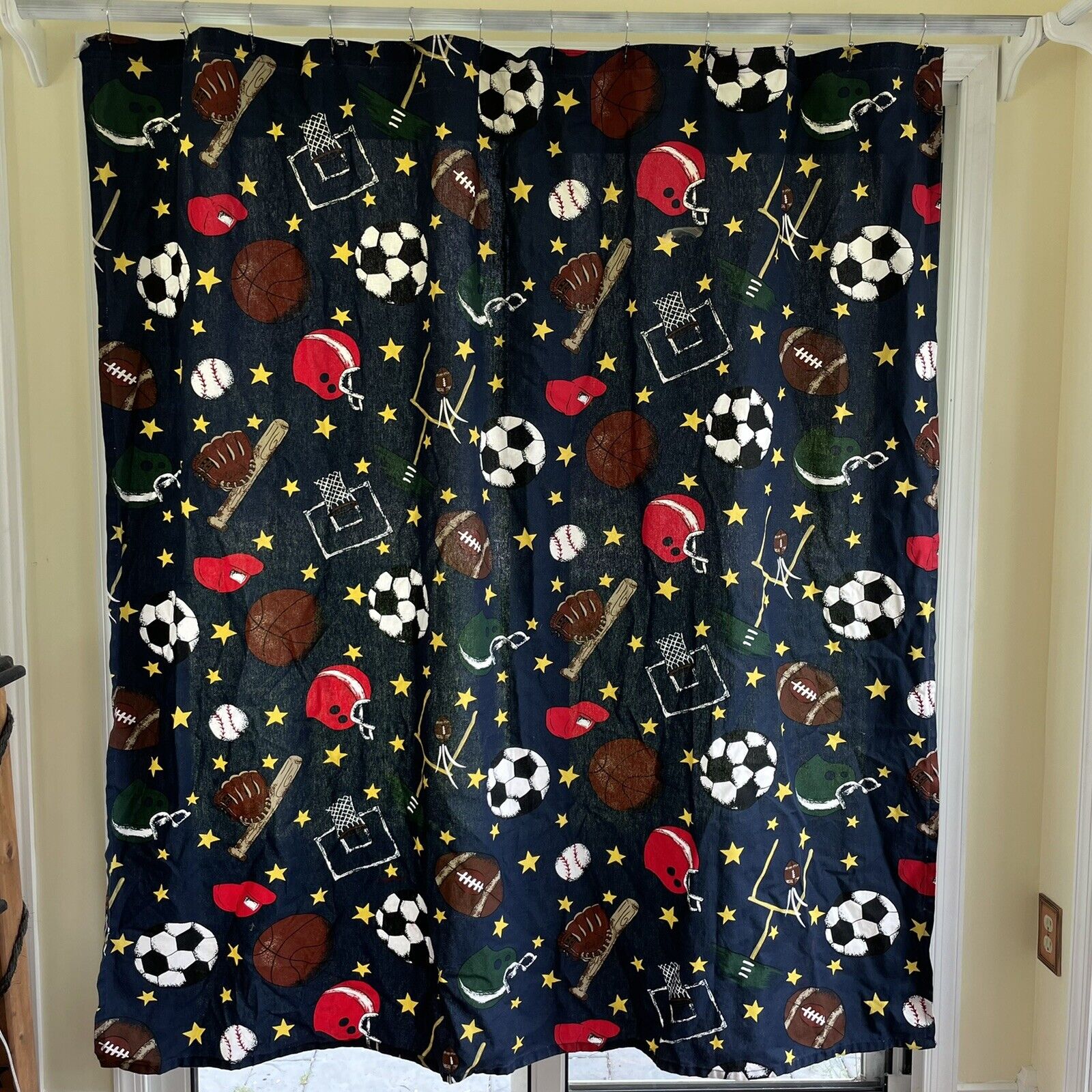 Vintage Basketball Shower Curtain with Artistic Print for Vintage Lovers