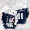 Vintage Boston Red Sox Custom All Over Print Hoodie 3D With 3D Graphic Print