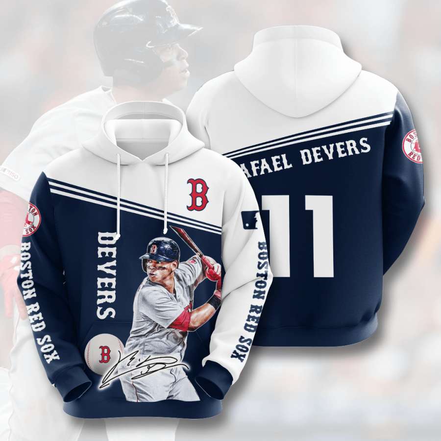 Vintage Boston Red Sox Custom All Over Print Hoodie 3D With 3D Graphic Print