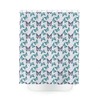 Vintage Butterflies Print Shower Curtain For Bathroom