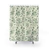 Vintage Butterfly Meadow Wild Flower Shower Curtain - Antique Cottage Garden Bathroom Decor