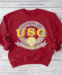 Vintage Champion University of Southern California USC Trojans T-Shirt Fan Gift