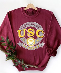 Vintage Champion University of Southern California USC Trojans T-Shirt Fan Gift