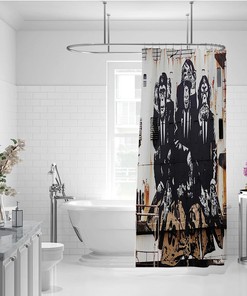 Vintage Chimpanzee Shower Curtain - A Playful Addition To Your Bathroom