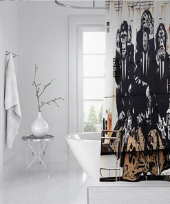 Vintage Chimpanzee Shower Curtain - A Playful Addition To Your Bathroom