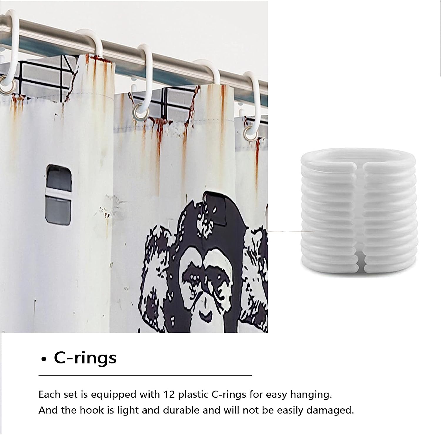 Vintage Chimpanzee Shower Curtain - A Playful Addition To Your Bathroom