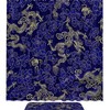 Vintage Chinese Texture on Waterproof Purple Dragon Silk Shower Curtain
