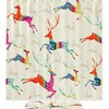 Vintage Christmas Elk Print Shower Curtain For Bathroom Tub Set