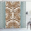 Vintage Diamonds Retro Print Boho Shower Curtain For Full Size Bathrooms