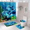 Vintage Dolphin Shower Curtain