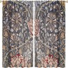 Vintage Floral Curtains with Blackout Panels - William Morris Original Design