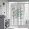 Vintage Floral Shower Curtain With William Morris Masterpiece Design For Your Classic Bathroom
