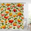 Vintage Flower Allover Floral Shower Curtain - Ideal Gift For Bathroom Decoration
