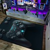 Vintage Game Room Themed Area Rugs - Personalized Gaming Rug for Boys Room - Full Sized Game Bathroom Rug Set G93
