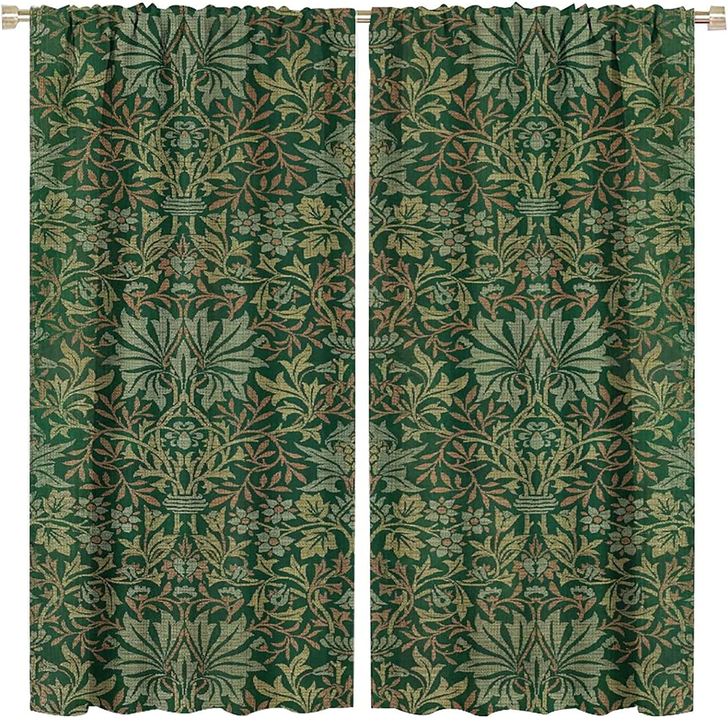 Vintage Garden Curtains In 63X63In Size For A Luxurious Look