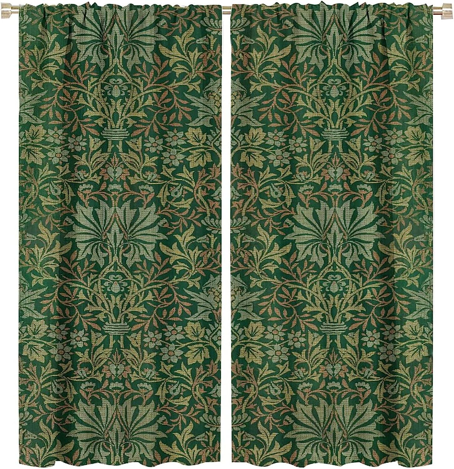 Vintage Garden Curtains In 63X72In Size For A Spacious Window