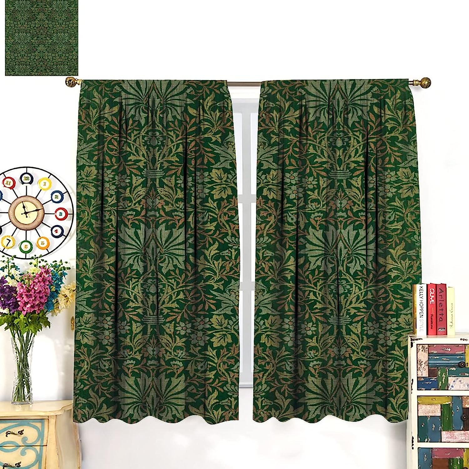 Vintage Garden Curtains In 63X72In Size For A Spacious Window - Image 3