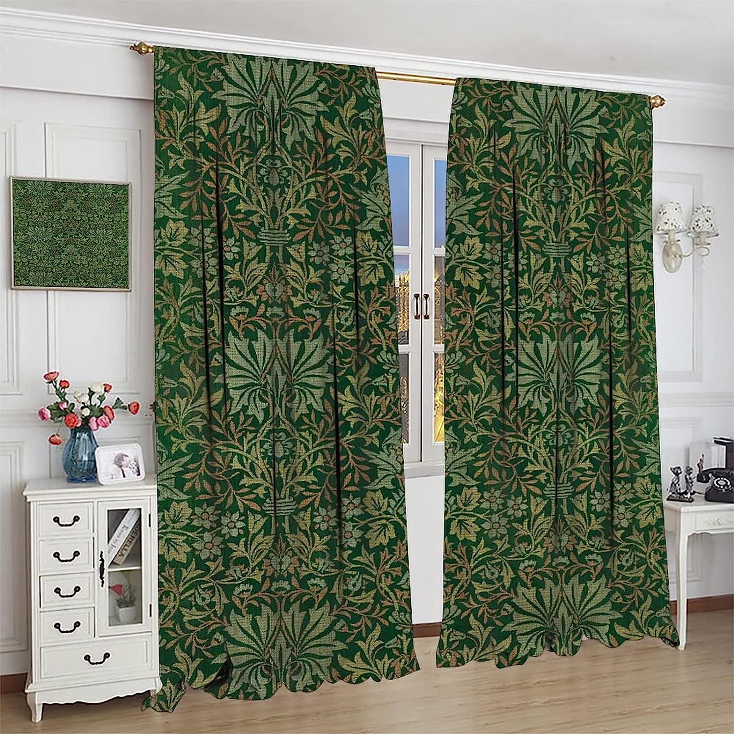 Vintage Garden Curtains In 63X72In Size For A Spacious Window - Image 4