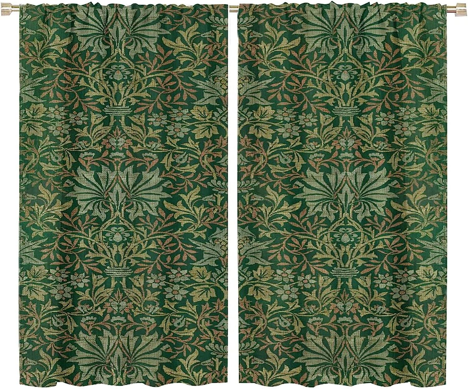 Vintage Garden Curtains In 72X63In Size To Make Your Window Grand