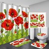 Vintage Garden Print Shower Curtain