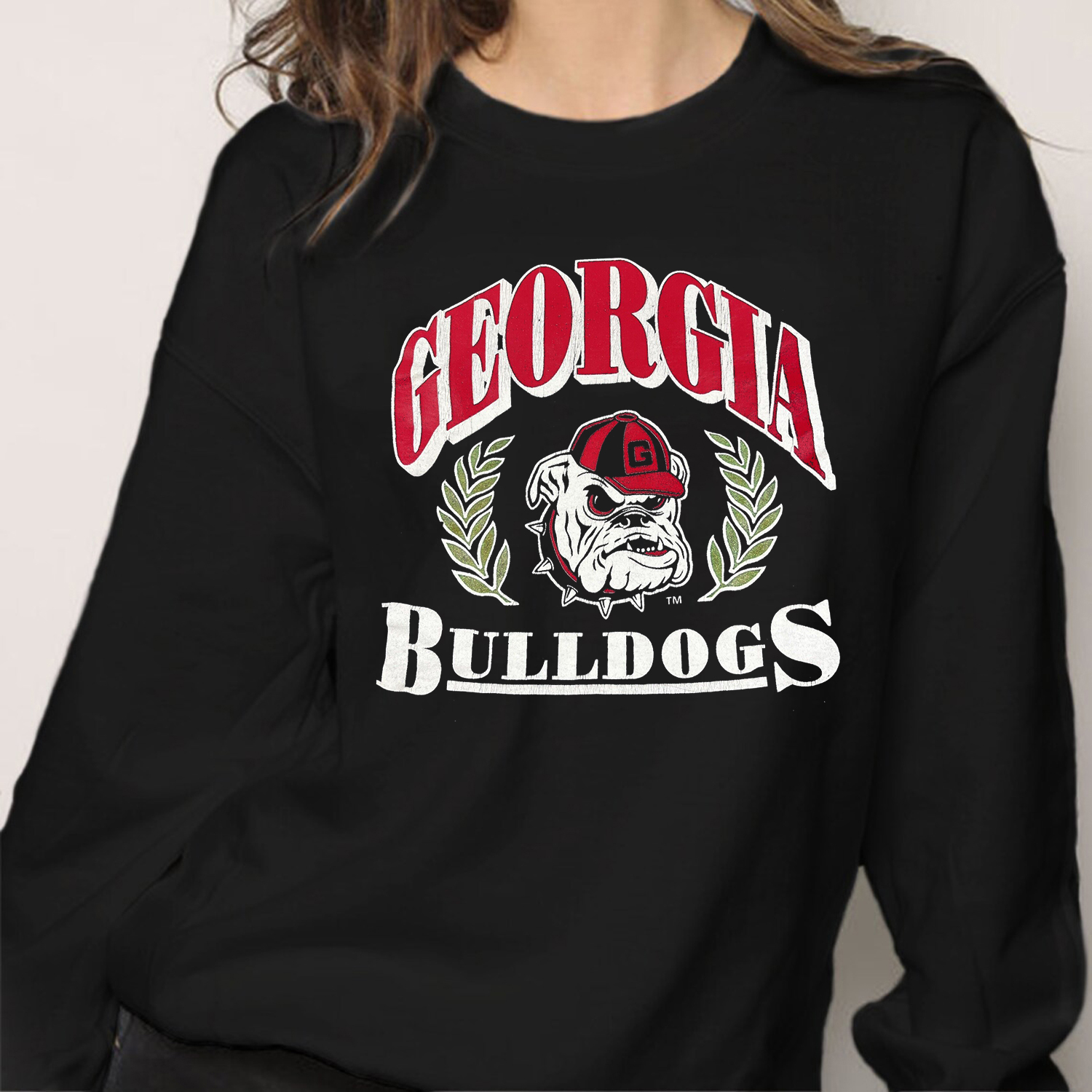 Vintage Georgia Bulldogs Tee with Bike Design - Perfect Apparel for Fans