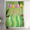 Vintage Halloween Skull Newspaper Shower Curtain By Chaven Home