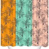 Vintage Hawaii Look Tropical Shower Curtain for Bathroom Showers and Bathtubs