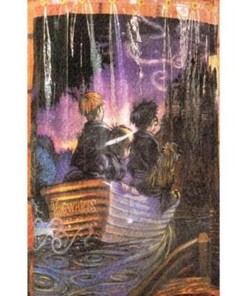 Vintage Heavy Vinyl Harry Potter Hogwarts License Print Shower Curtain For A Magical Bathroom Style