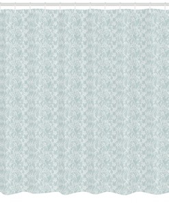 Vintage Lace Pattern Shower Curtain - Floral Print Design that Adds a Touch of Elegance to Your Bathroom