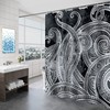 Vintage Marine Life Octopus Abstract Shower Curtain Modern Art Creative Bathroom Decor