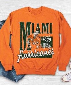 Vintage Miami Hurricanes Football 1980s NCAA T-Shirt Sweatshirt Fan Gift