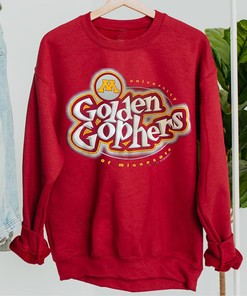 Vintage Minnesota Golden Gophers Crewneck Sweatshirt - T Shirt Hoodie Fan Gift
