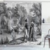 Vintage Napoleon Woman Garden Shower Curtain - Retro Print Design for a Touch of History in Your Bathroom 
