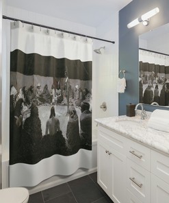 Vintage Native American Indian Remmington Design Shower Curtain