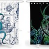 Vintage Nautical Octopus Shower Curtain To Add Some Character