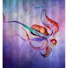Vintage Octopus Art Print Fabric Shower Curtain for Kids Bathroom