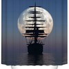 Vintage Pirate Ship Painting Shower Curtain - Artistic Bathroom Decor