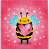 Vintage Queen Bee Fabric Shower Curtain Bathroom Decor