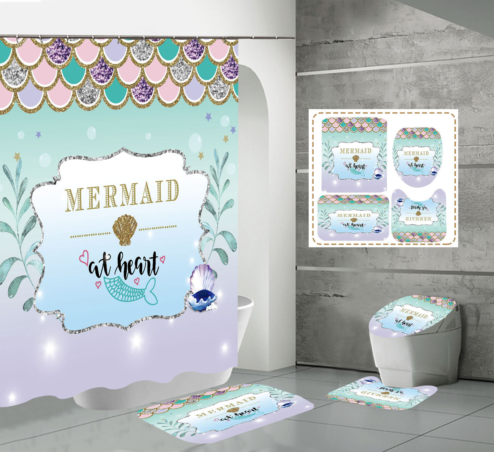 Vintage Rose Garden Shower Curtain