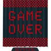 Vintage Shower Curtain With Game Over Old Video Game Theme For Bathroom