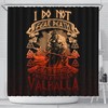 Vintage Shower Curtains - Warrior Valhalla Norse Vikings 3D Print Pattern for Bathroom/Laundry Waterproof