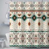 Vintage Southwest Navajo Geometric Shower Curtain