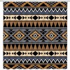 Vintage Southwest Navajo Geometric Shower Curtain, Boho Vintage Decor Bathroom