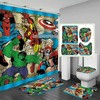 Vintage Spiderman Shower Curtain